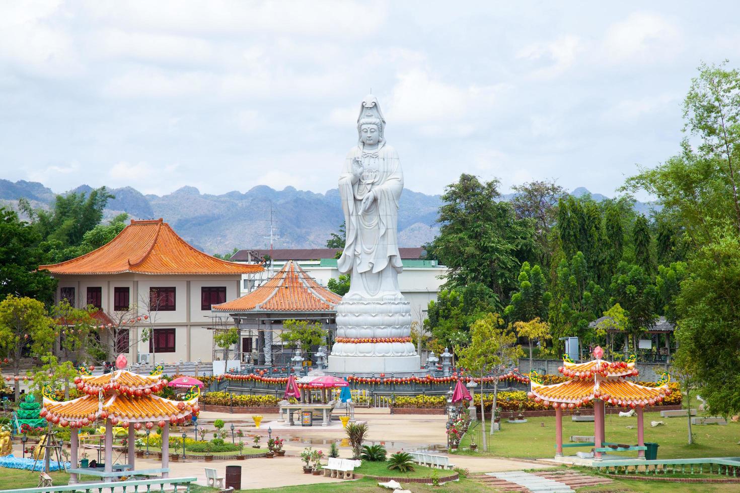 Guan Yin statue in Thailand photo
