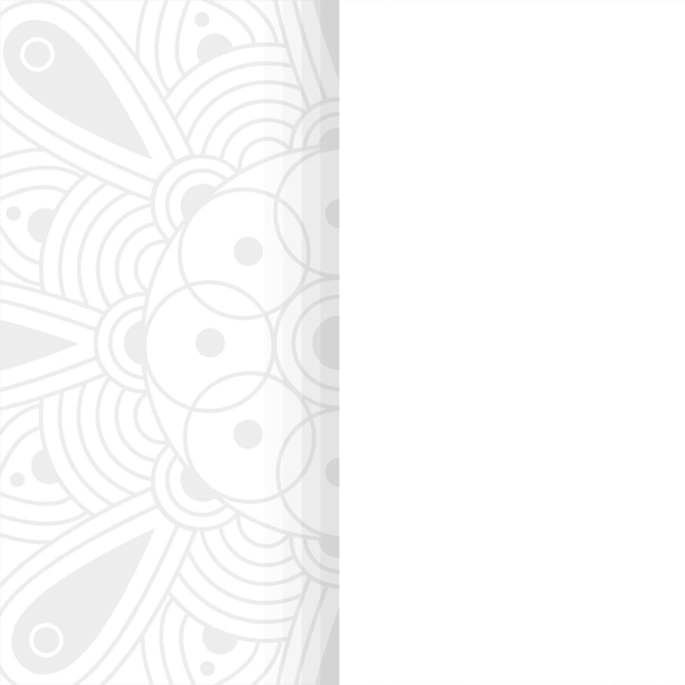 decorative mandala banner vector