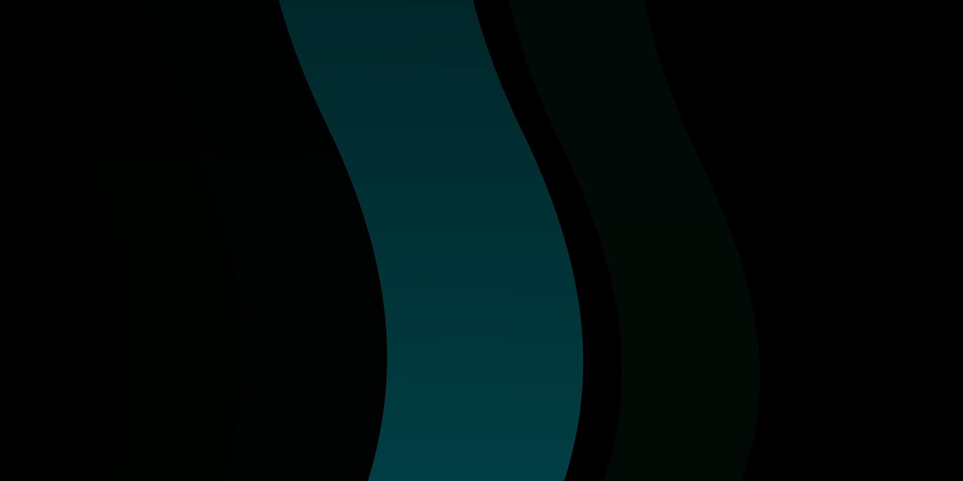 Dark Green vector background with lines.