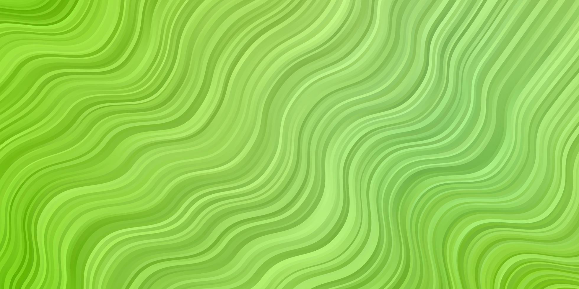 Light Green vector background with lines.