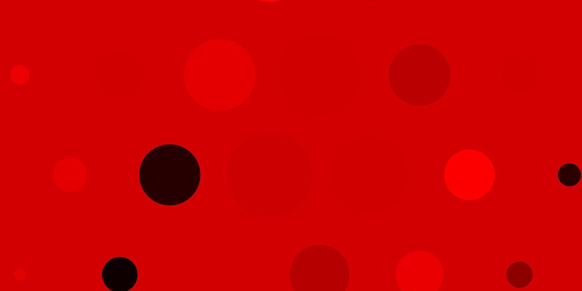Light Red vector texture with disks.