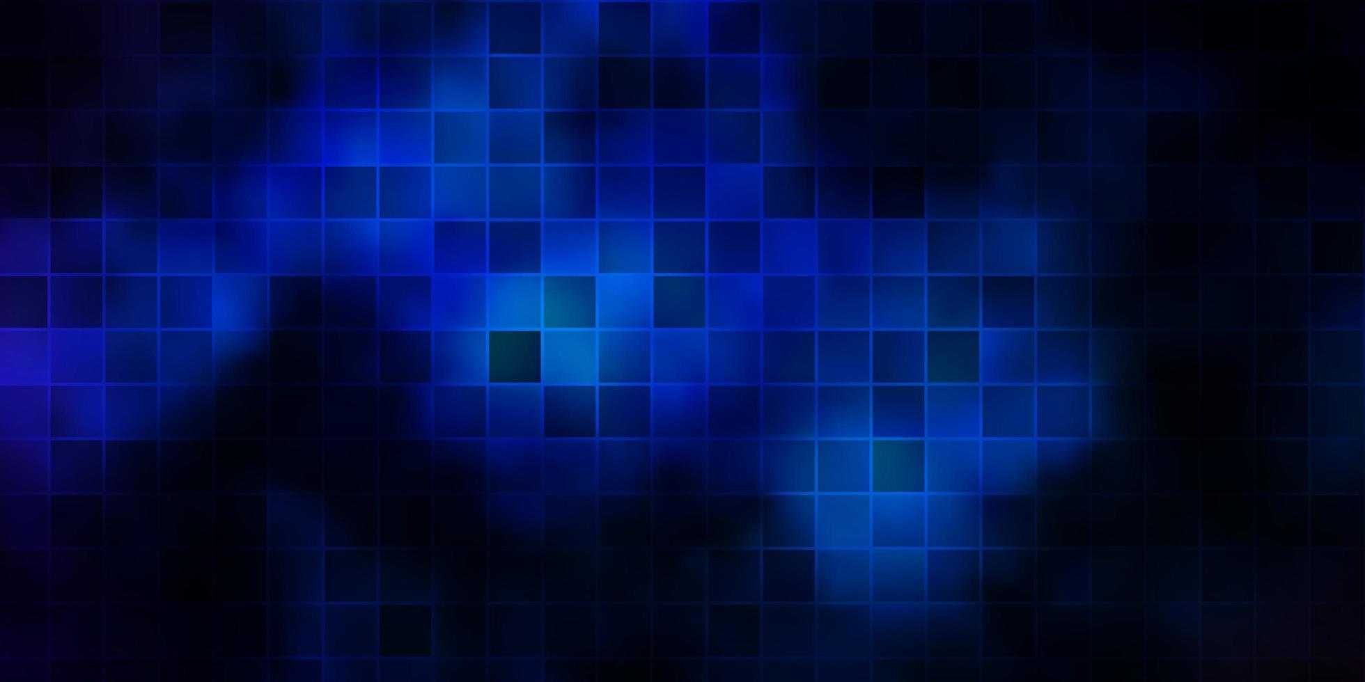 Dark BLUE vector backdrop with rectangles.