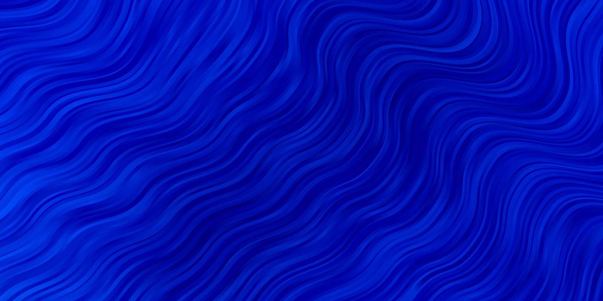 Telón de fondo de vector azul claro con líneas dobladas.