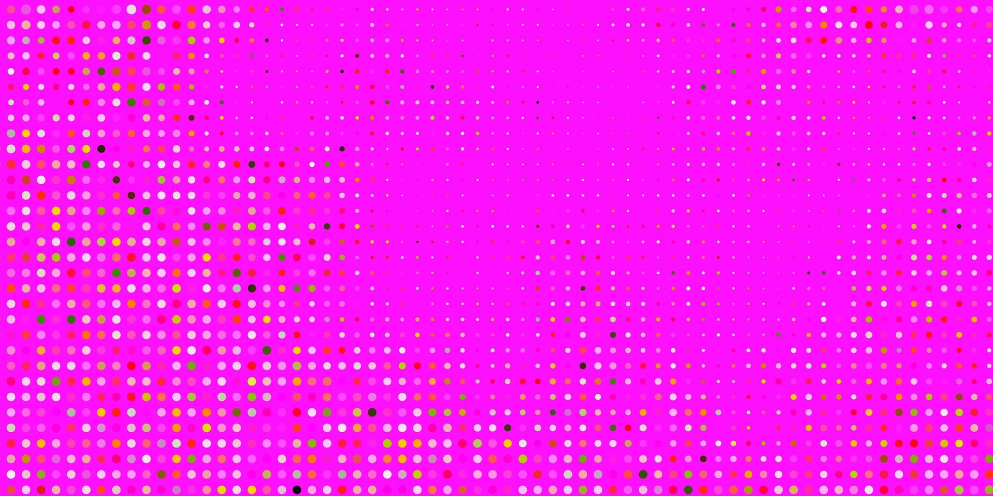 Fondo de vector rosa claro, verde con burbujas.