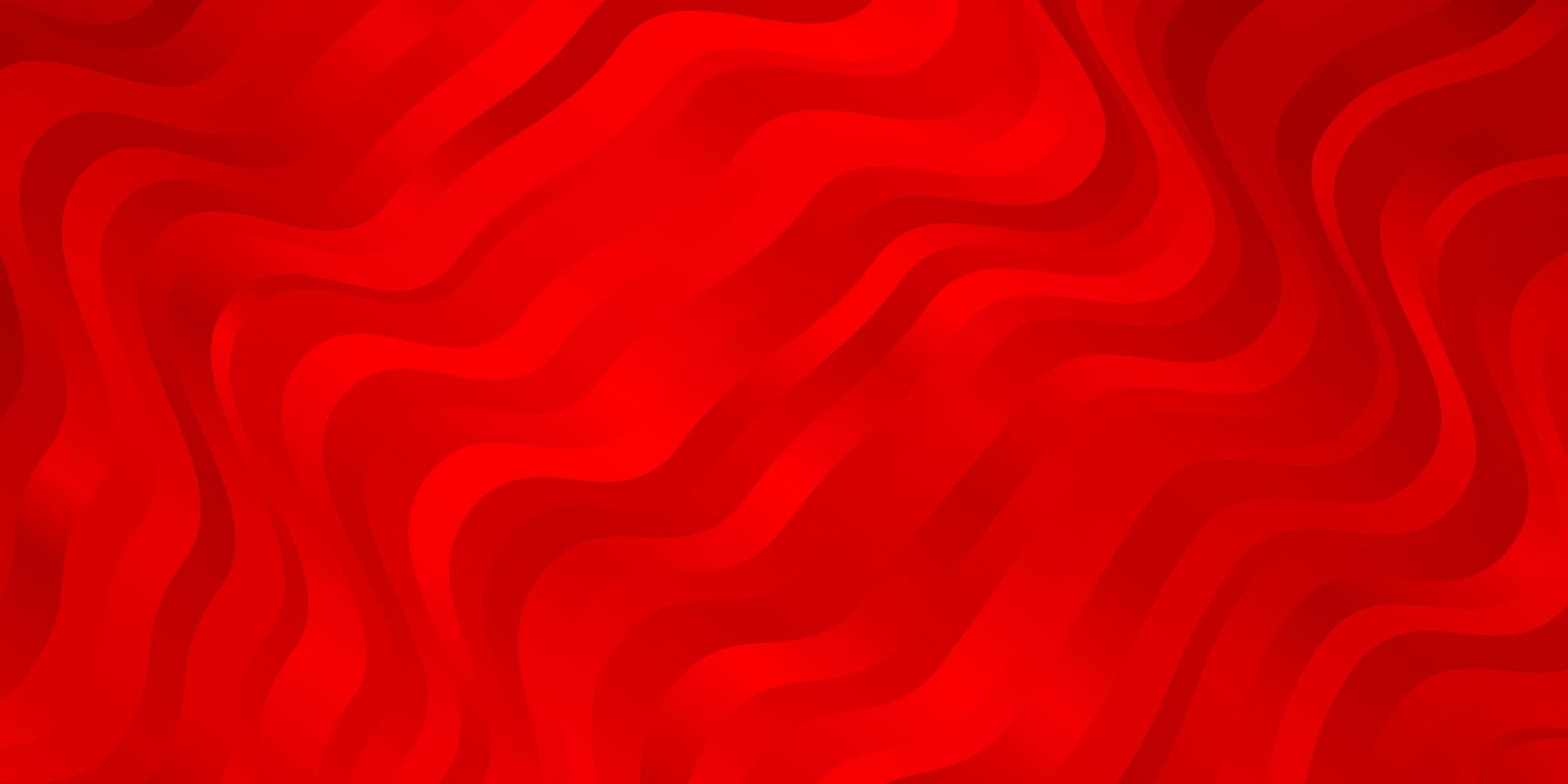 Light Red vector pattern with wry lines.