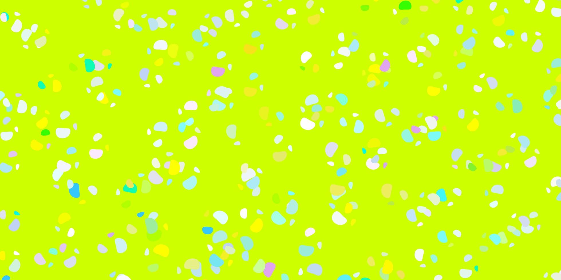 Light multicolor vector pattern with abstract shapes.