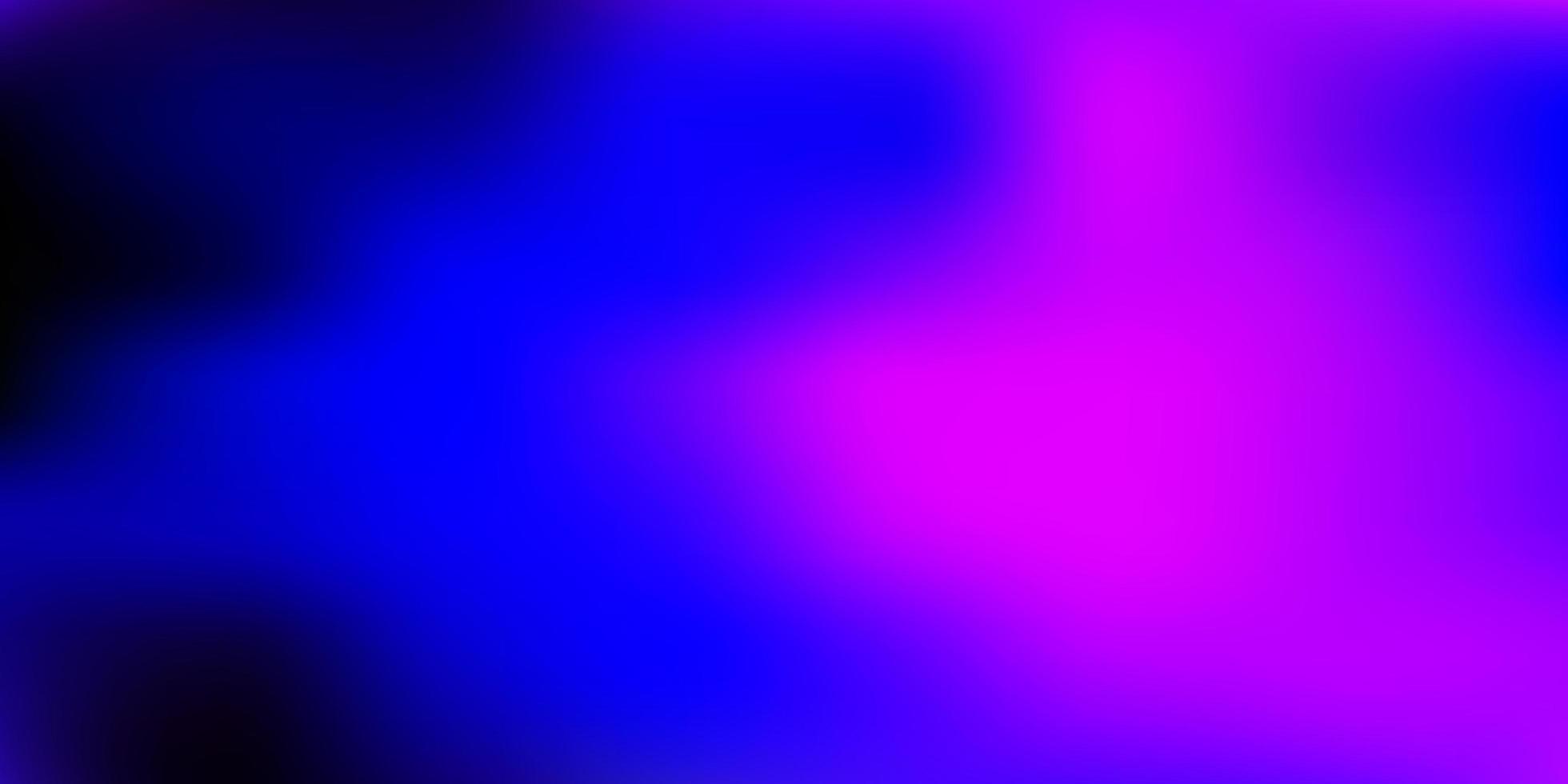 Dark purple, pink vector abstract blur layout.