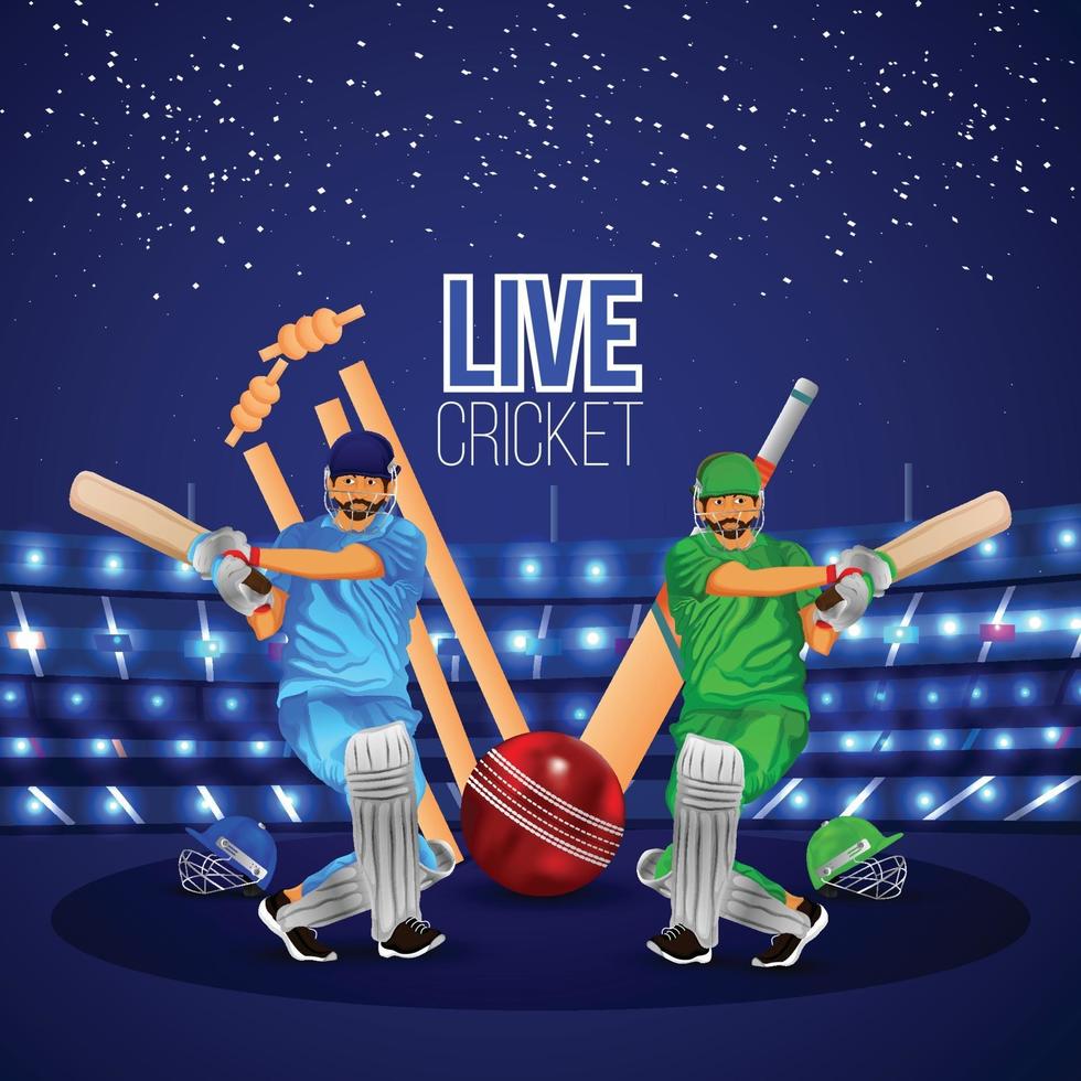 Live Cricket Vector Art, Icons, and Graphics for Free Download