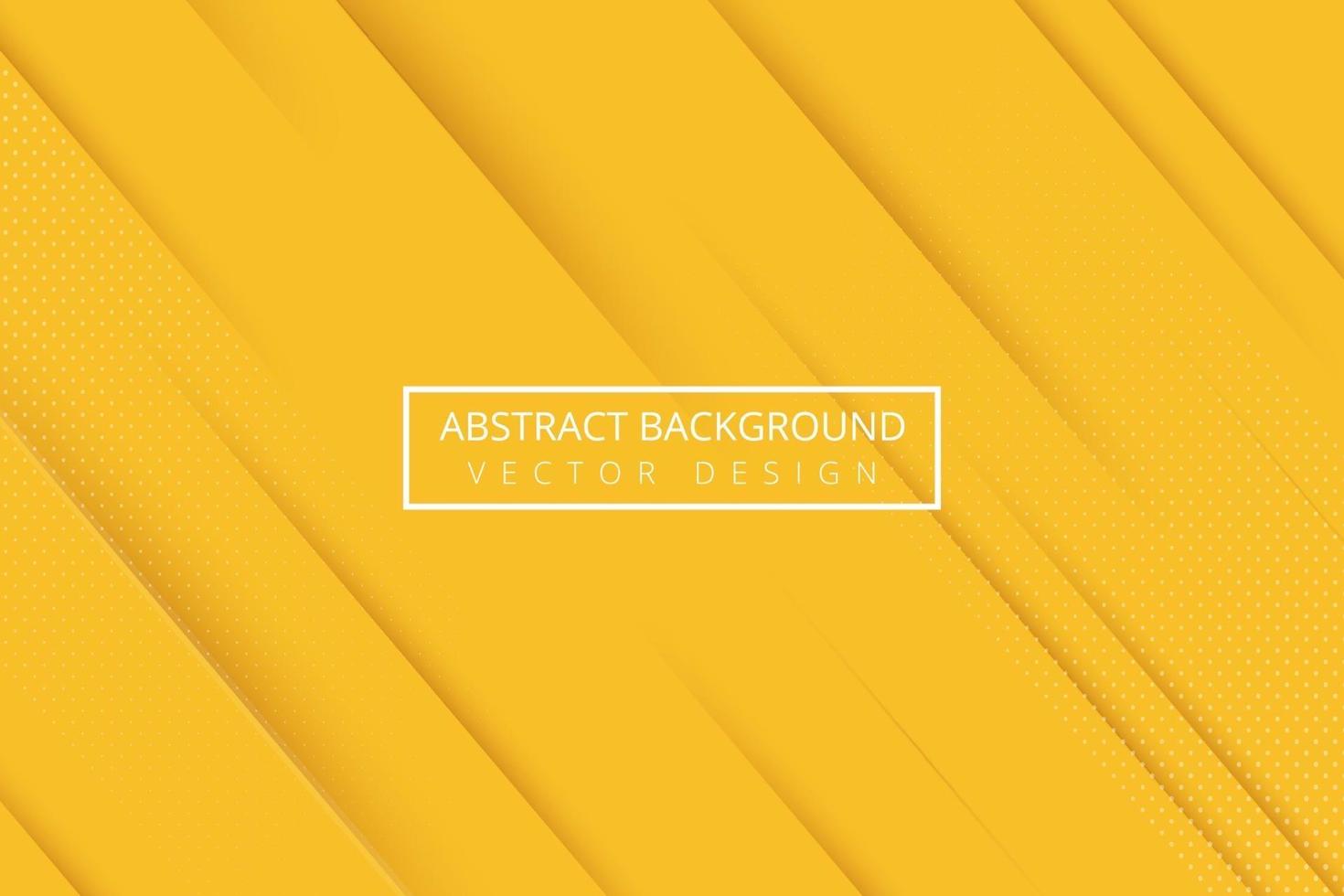 Abstract yellow background with diagonal papercut lines vector