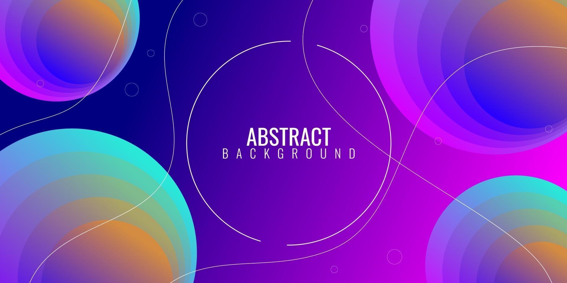 Modern geometric abstract background with colorful gradient vector