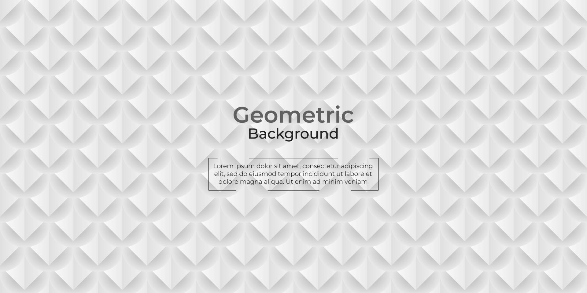 white geometric texture abstract background vector