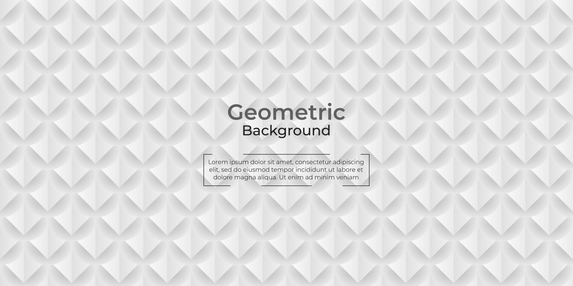 Fondo abstracto de textura geométrica blanca vector