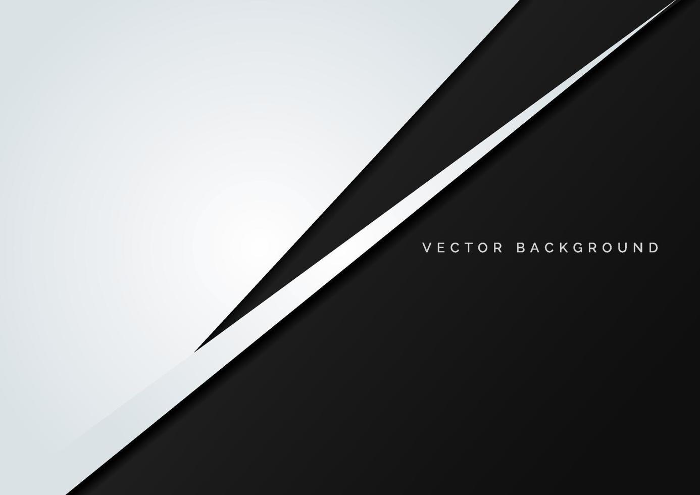 Template corporate concept white and black contrast design background. vector