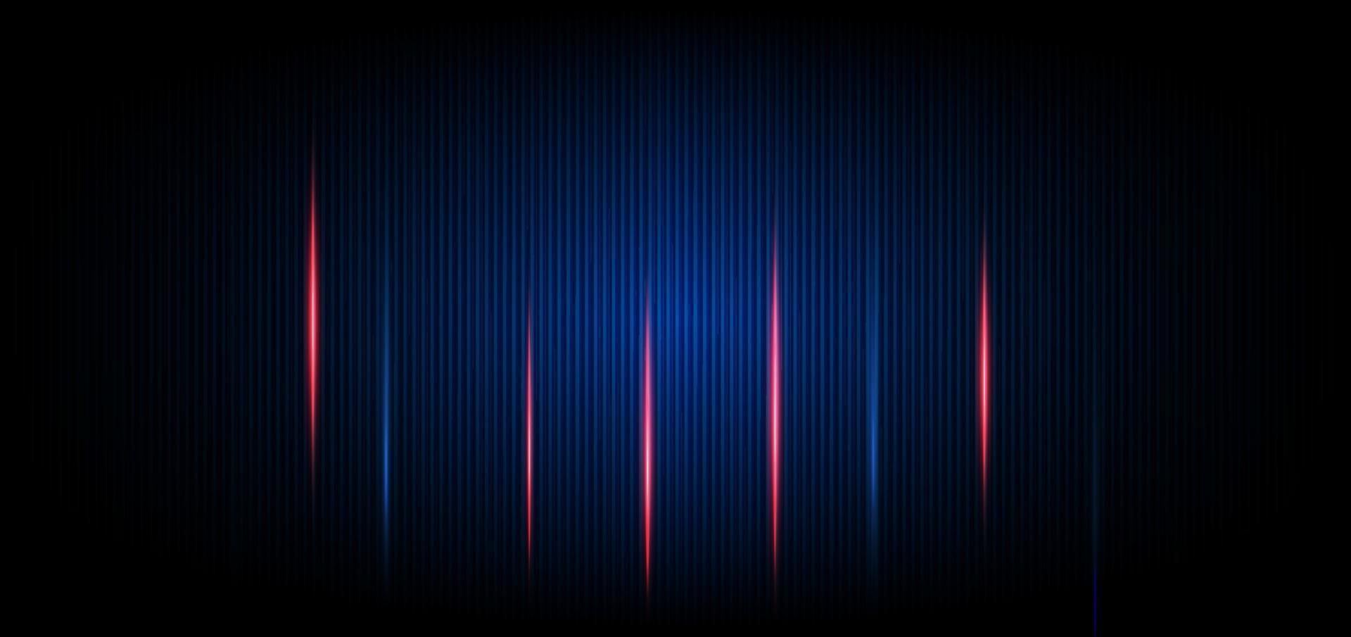 Abstract template blue stripes line pattern with red effect. Futuristic digital technologyr background. vector