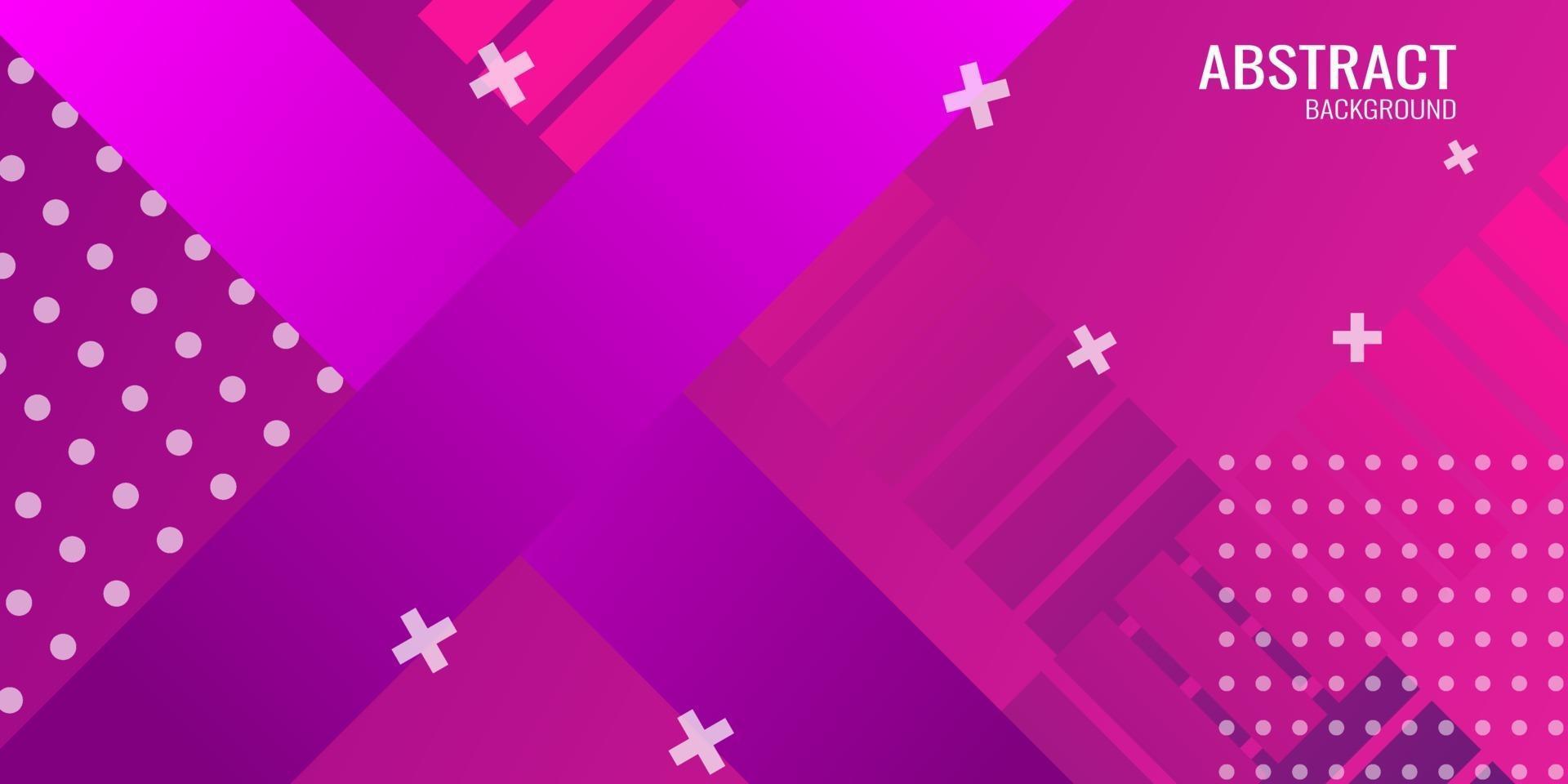 Abstract geometric background in purple gradient vector