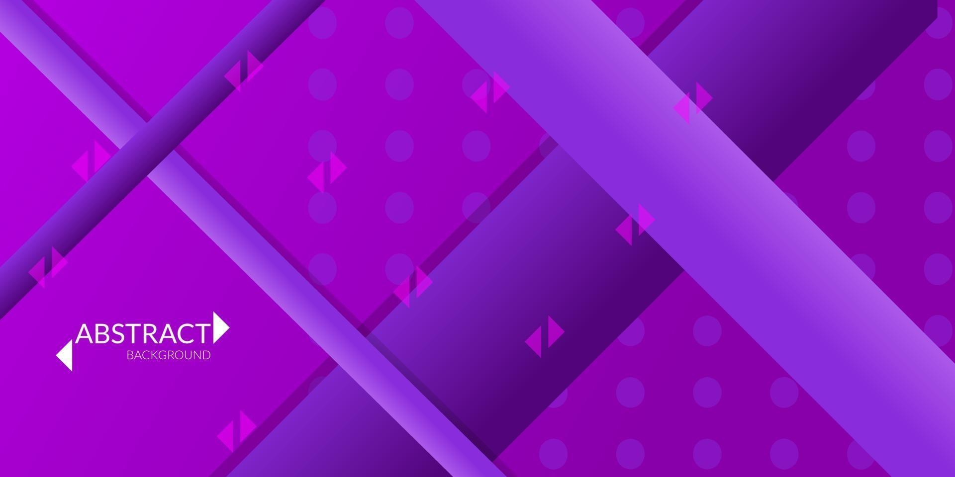 Abstract geometric background in purple gradient vector