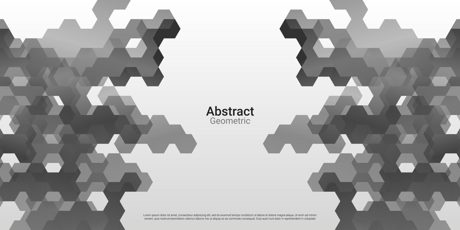 Abstract decorative background with geometric vector
