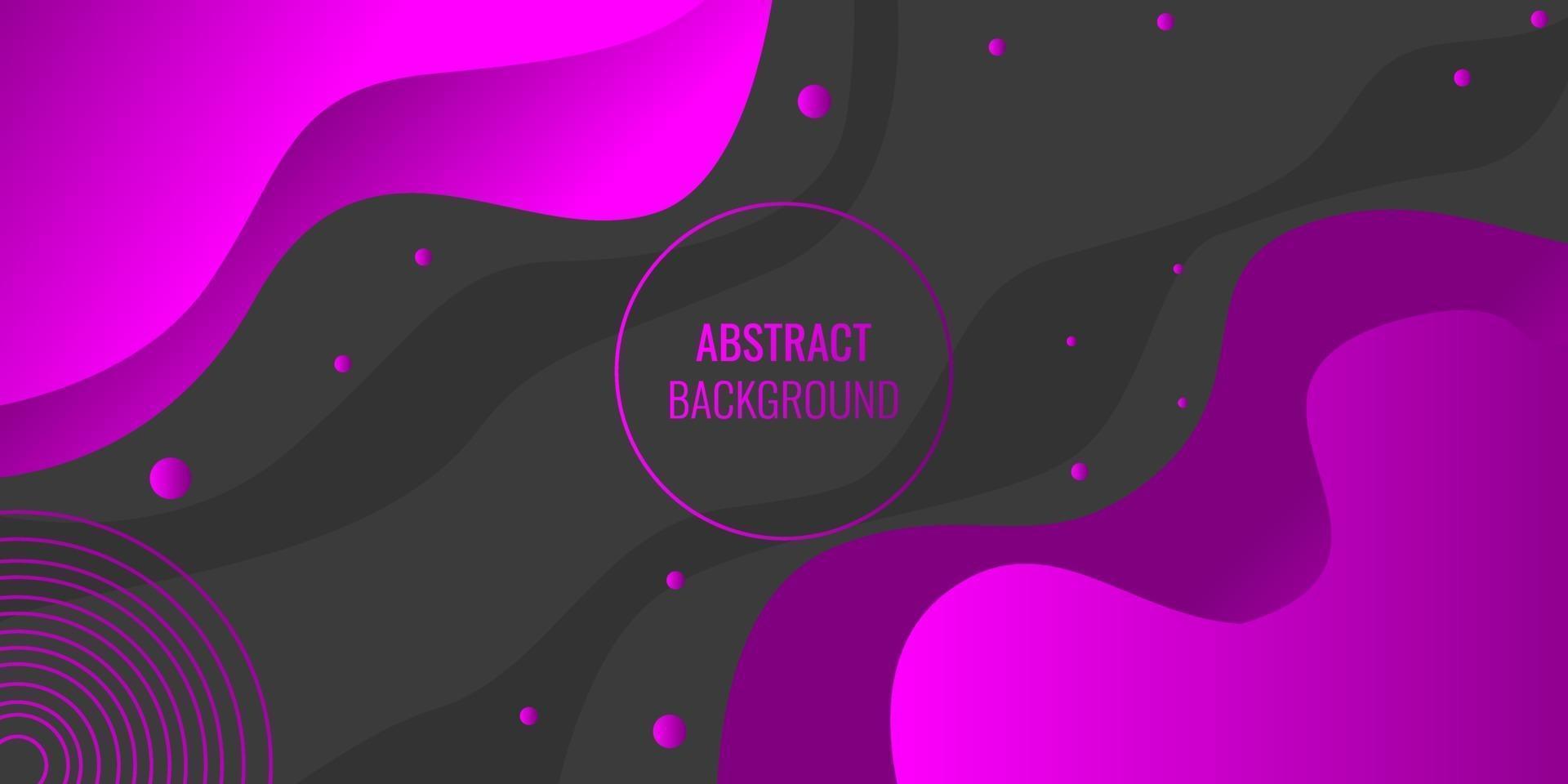 Modern abstract purple gradient wavy geometric vector