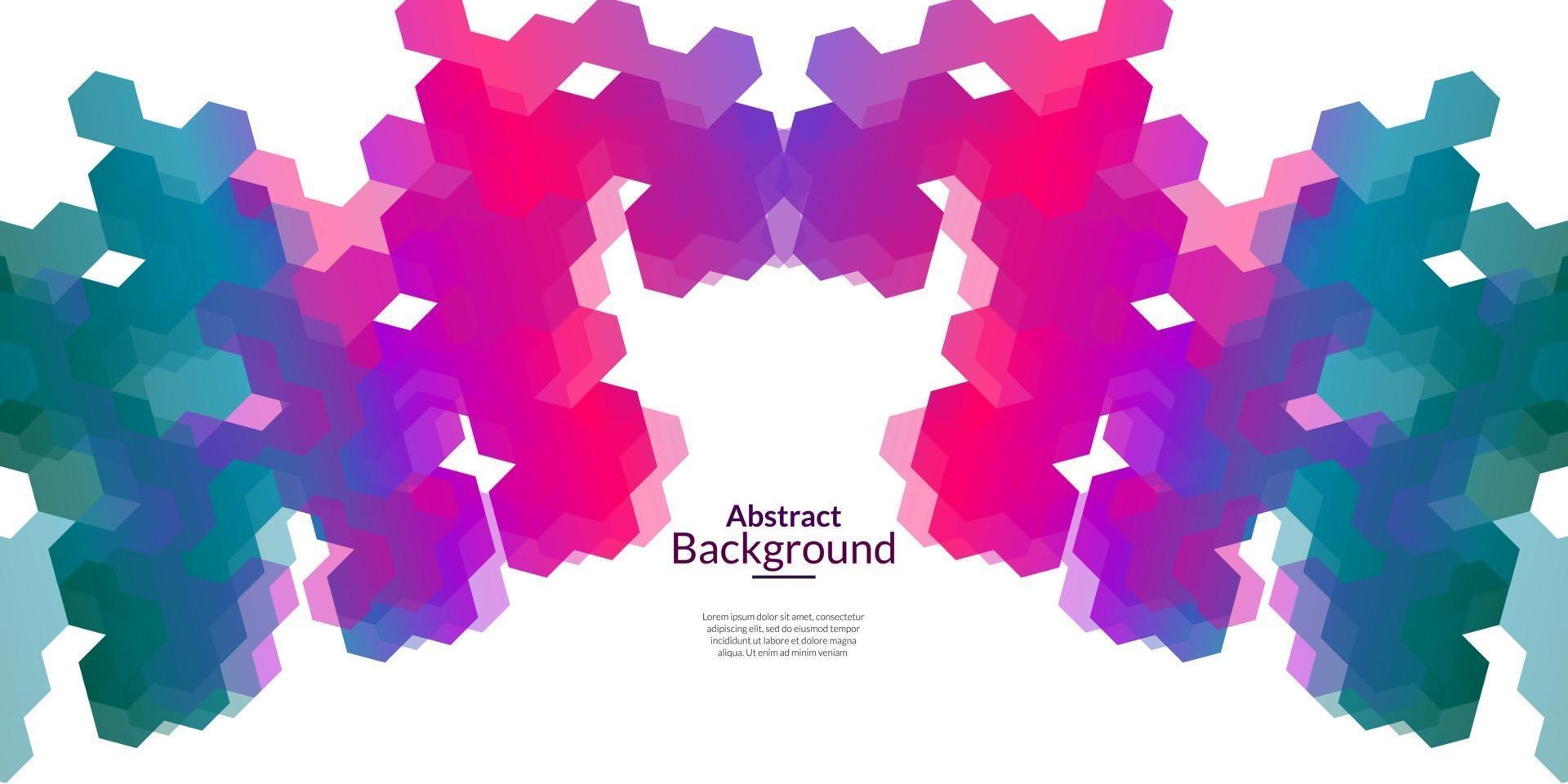 Modern abstract decorative background vector