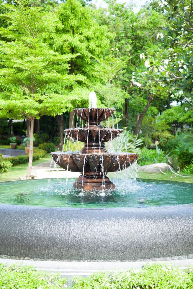 Fountain in the park photo