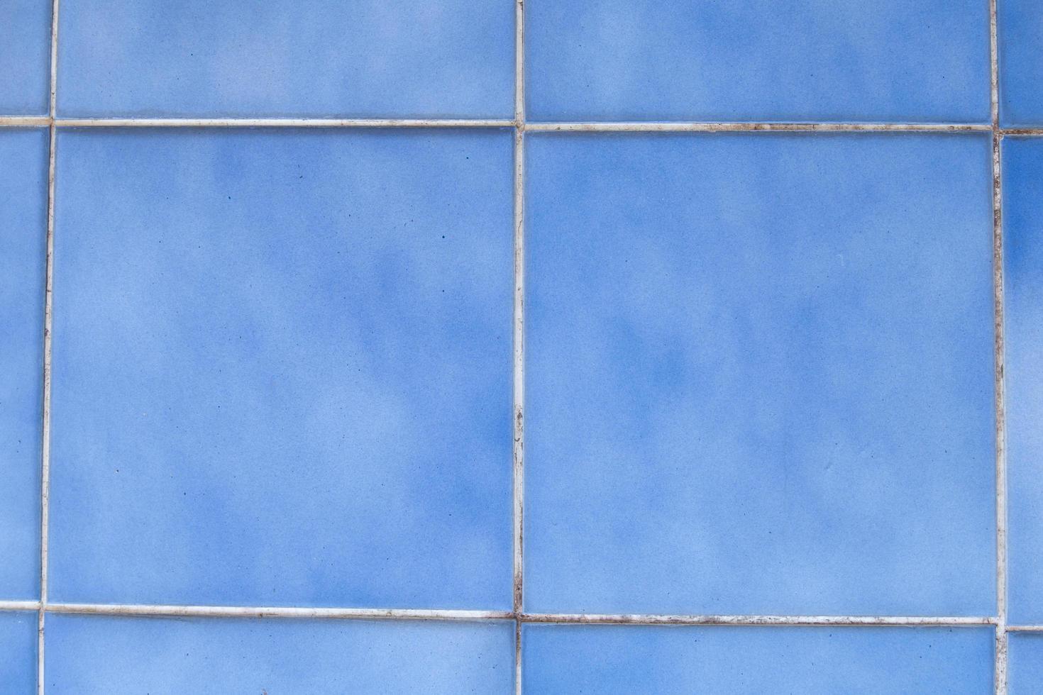 azulejos de la pared azul foto