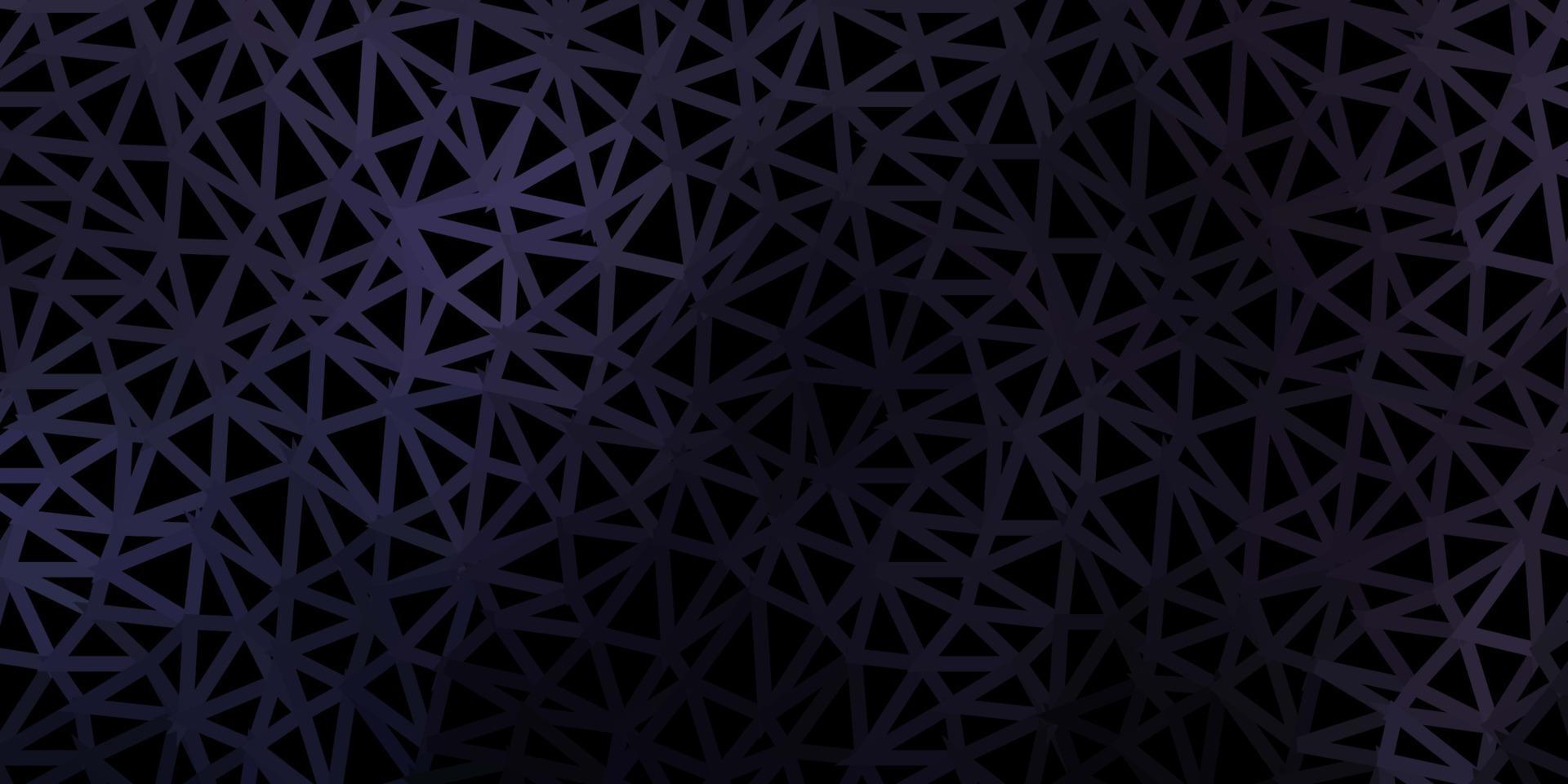 Dark gray vector polygonal pattern.