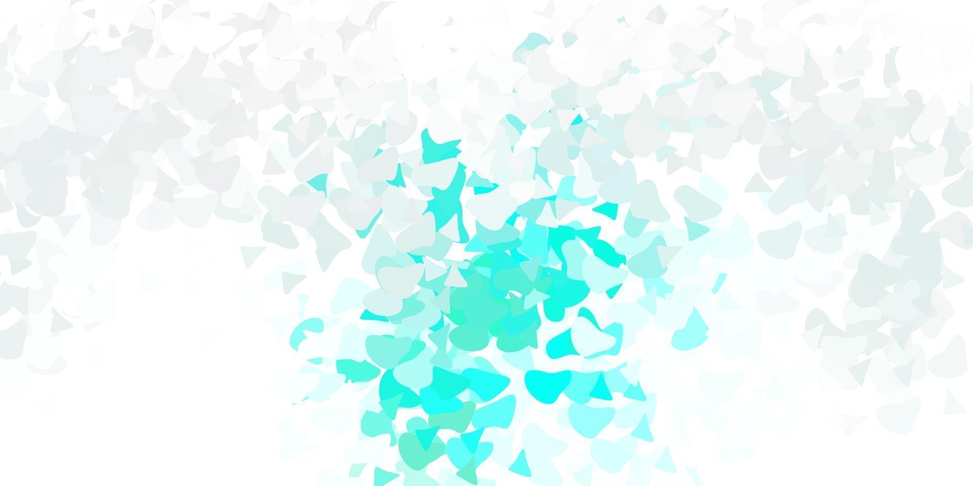 Light green vector background with random forms.