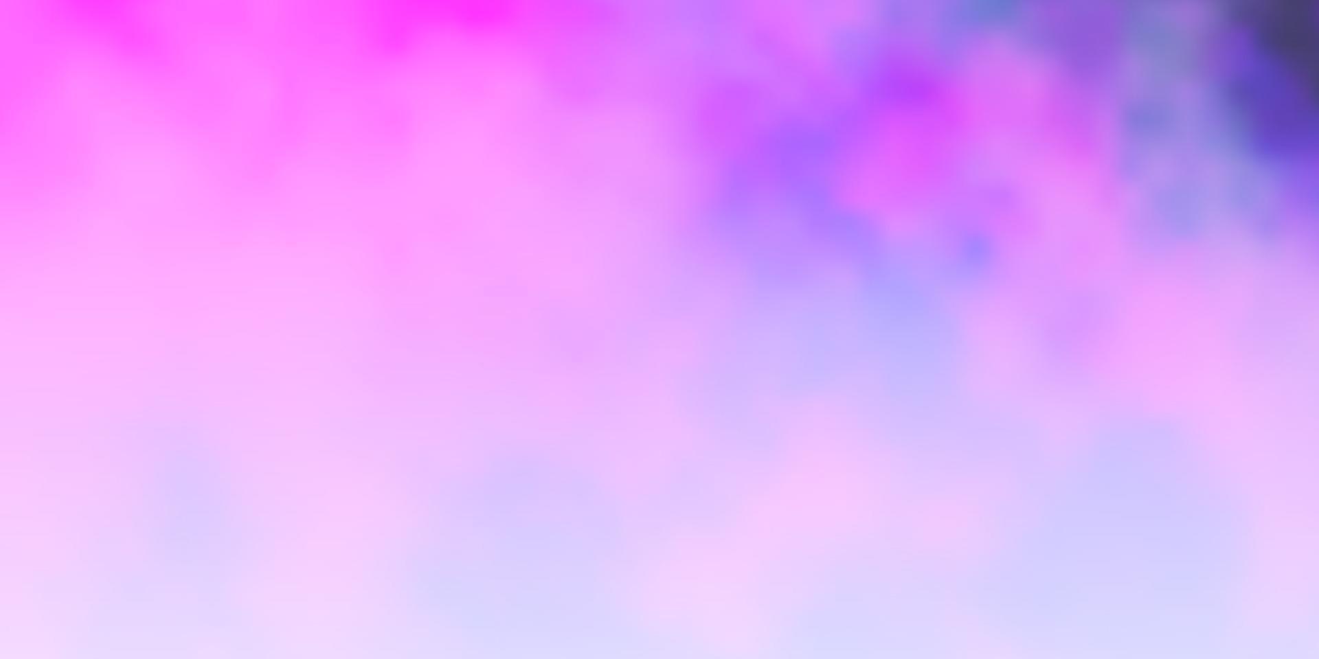 Light Pink, Blue vector backdrop with cumulus.
