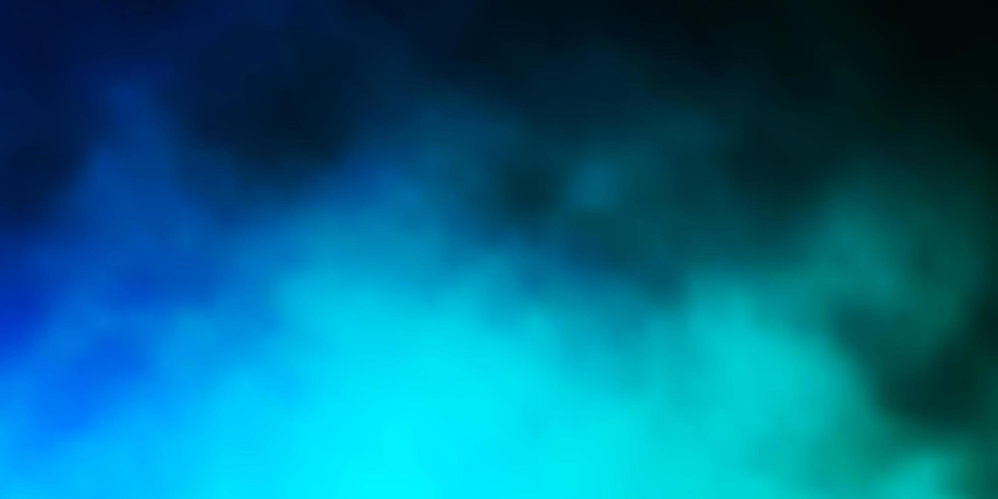 Light Blue, Green vector layout with cloudscape.