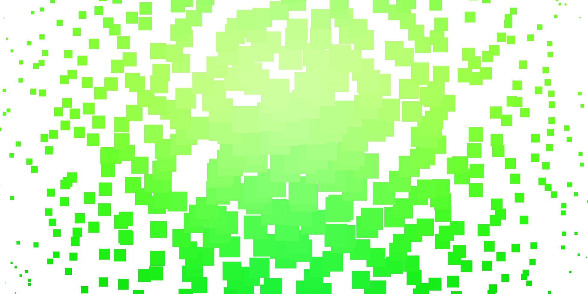 Light Green vector background with rectangles.