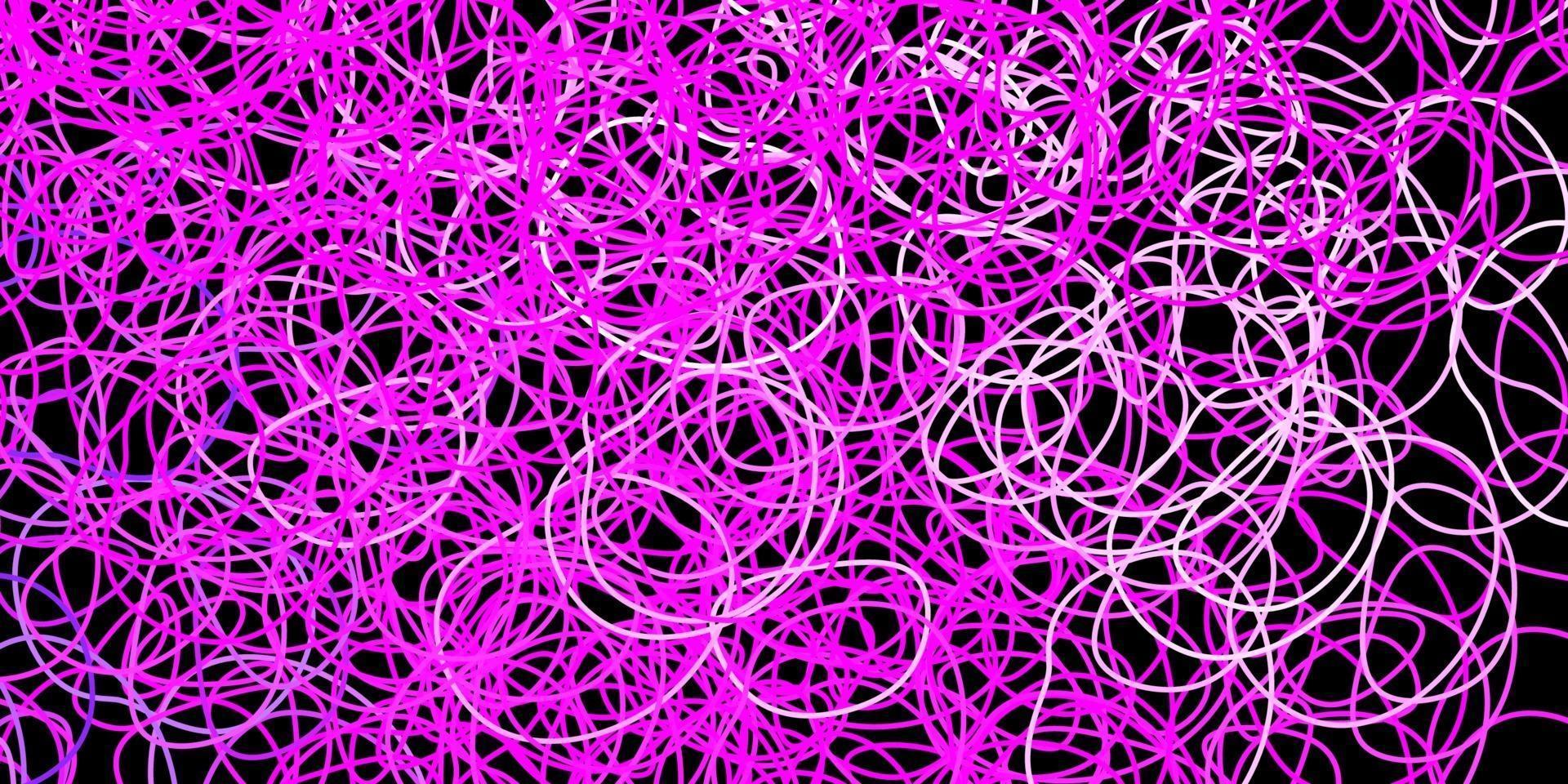 Dark purple, pink vector template with abstract forms.