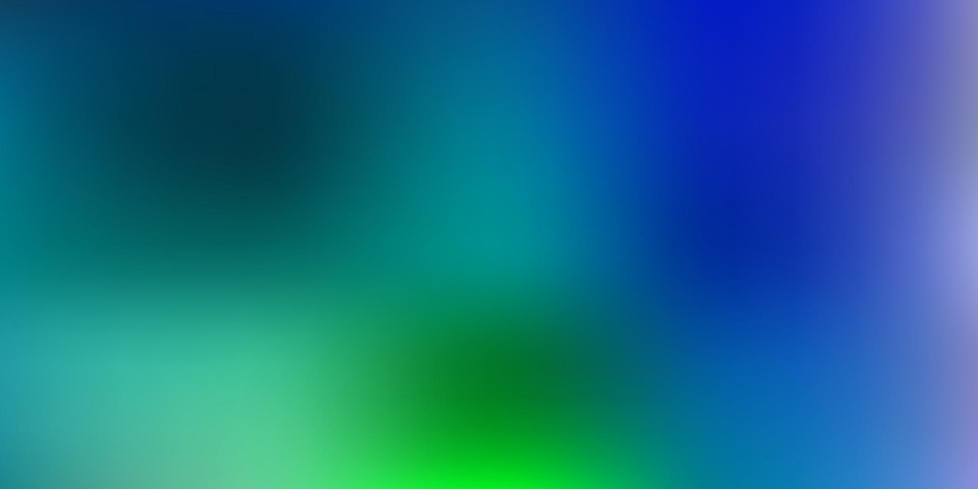 textura borrosa vector azul claro, verde.