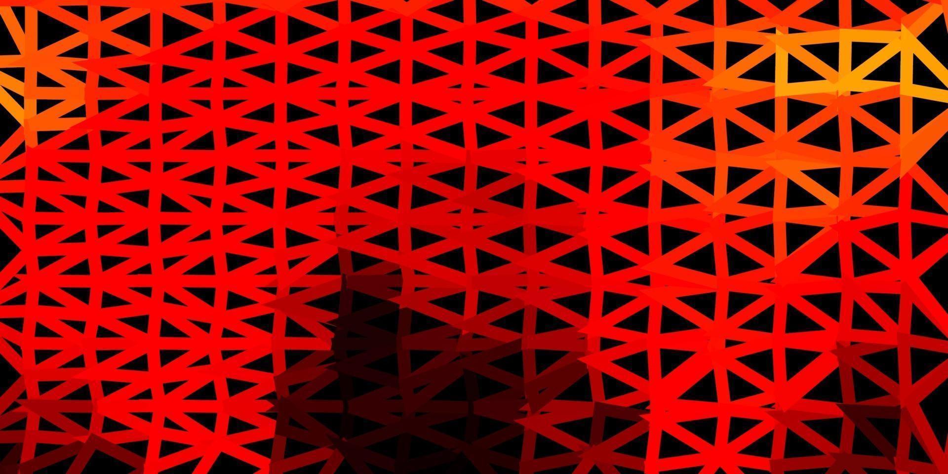 Dark red, yellow vector poly triangle texture.