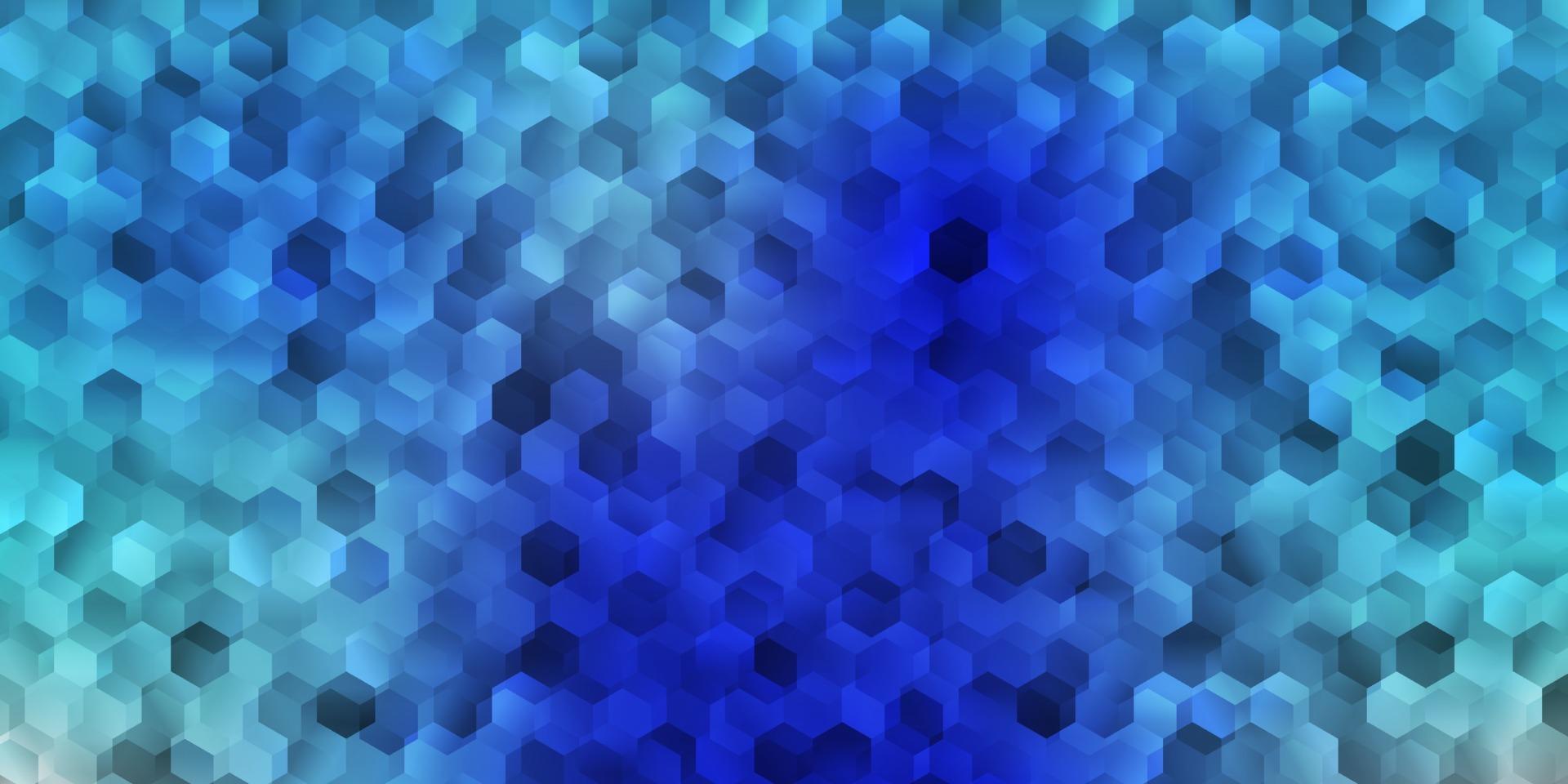 Light blue vector template in a hexagonal style.