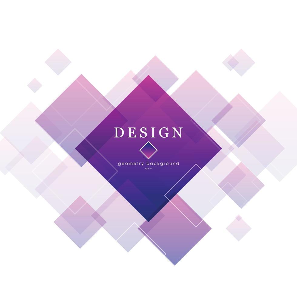 Abstract geometric background with rhombus vector