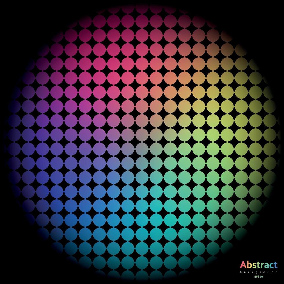 Rainbow background with spectrum cell vector