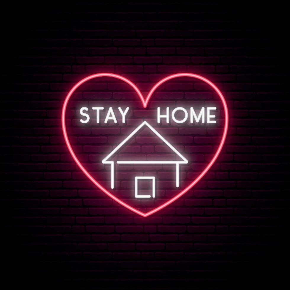 Stay at home slogan. Awareness social media campaign and Coronavirus prevention. vector