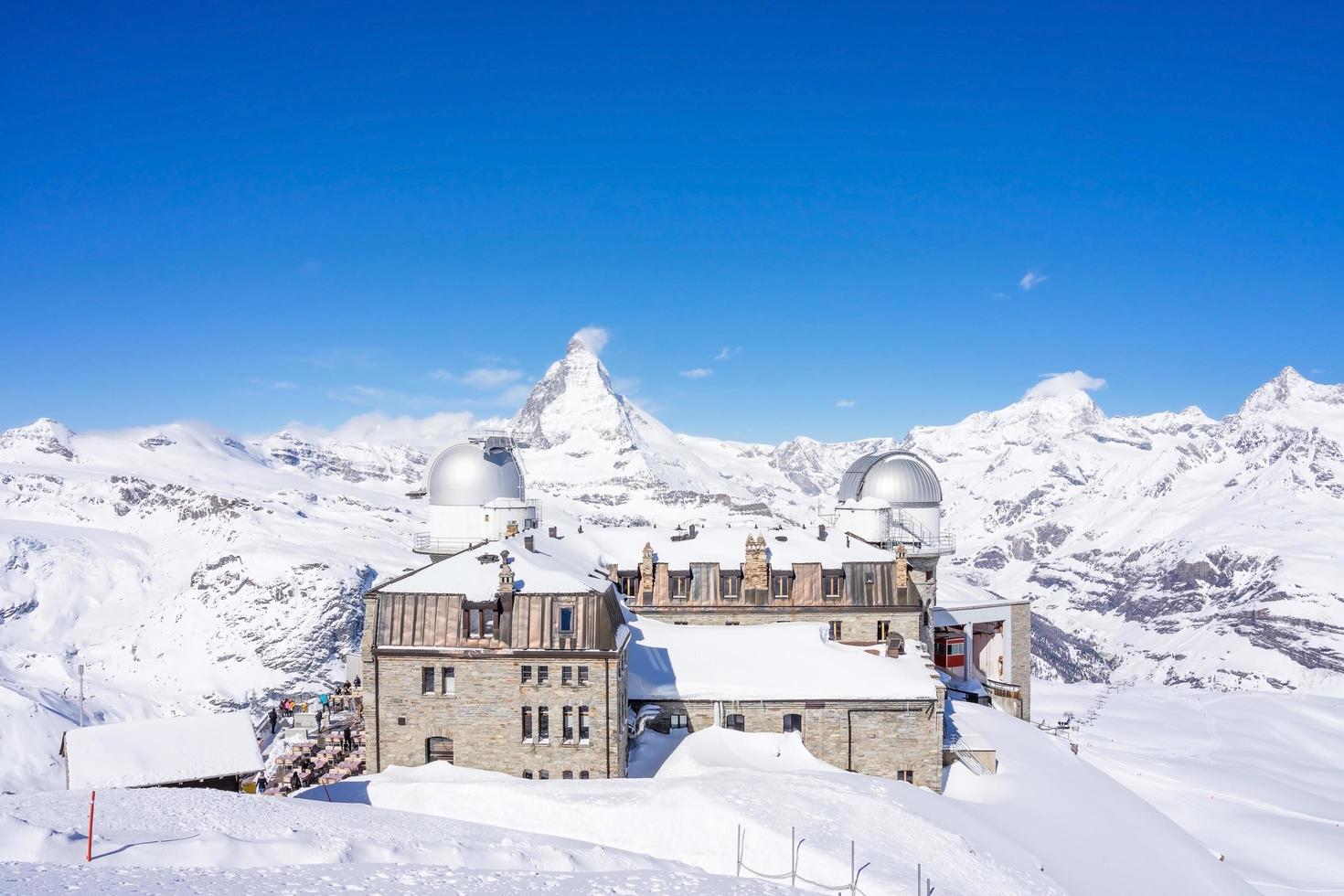 The observatory on Gornergrat Summit in Switzerland, 2018 photo