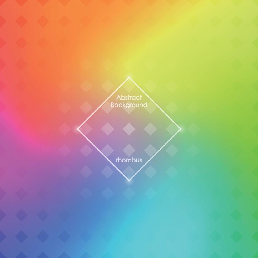 Abstract blurred gradient mesh background in bright rainbow colors. Colorful geometric banner. Easy editable. vector
