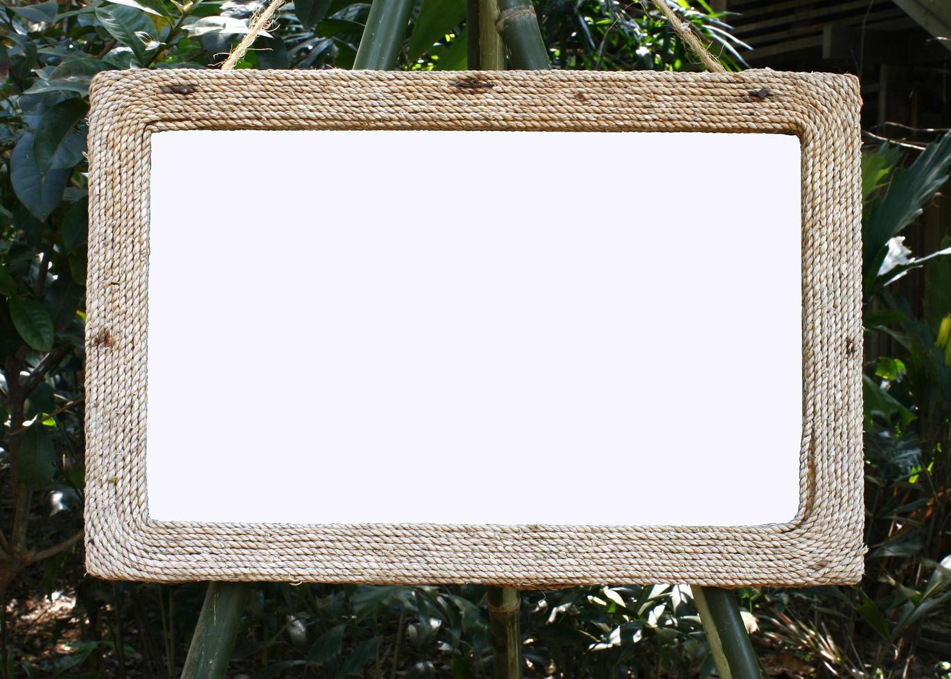 Wood frame mock-up photo