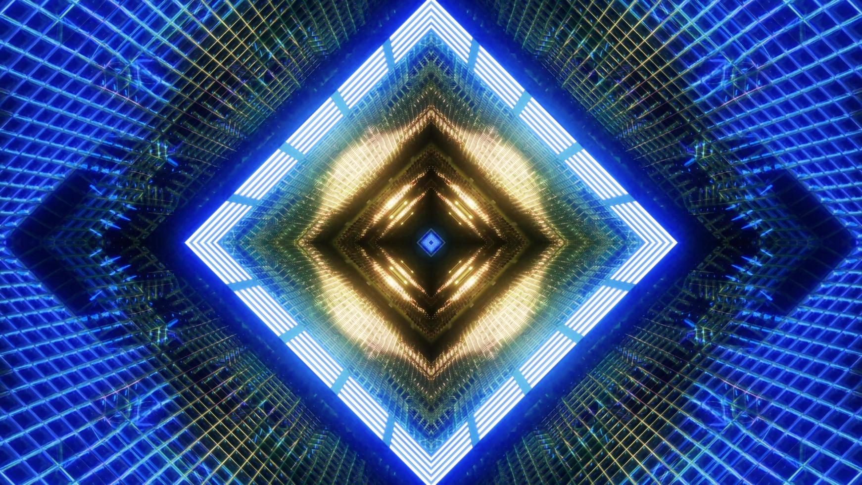 Colorful kaleidoscope 3d illustration design for background or wallpaper photo