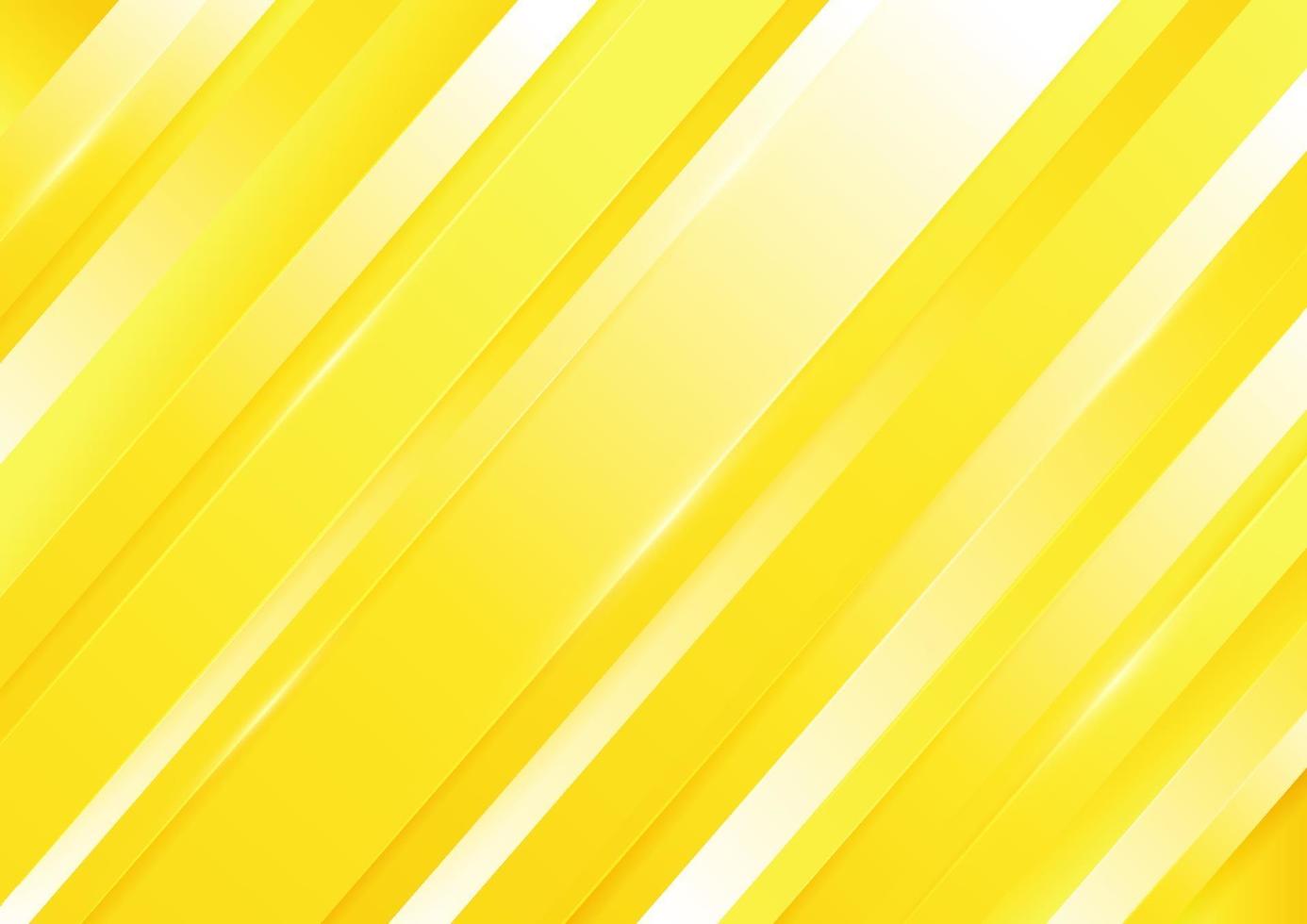 Abstract diagonal vibrant yellow, white background. Technology concept. vector