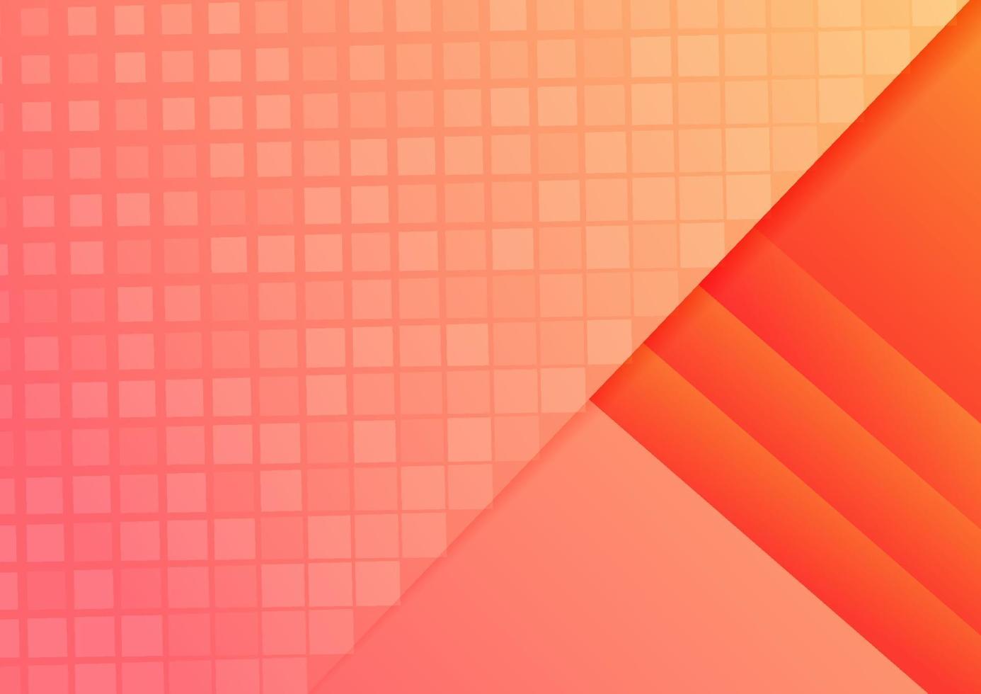 Abstract orange geometric layers background and texture. vector