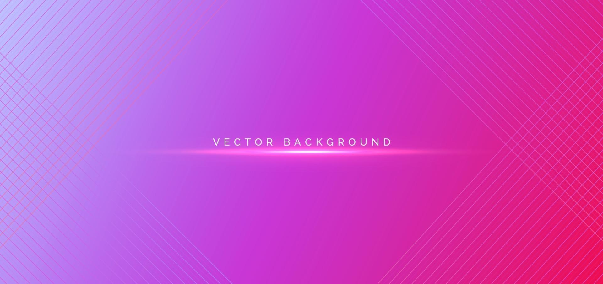 Abstract modern pink and purple color gradient background with diagonal lines pattern. vector