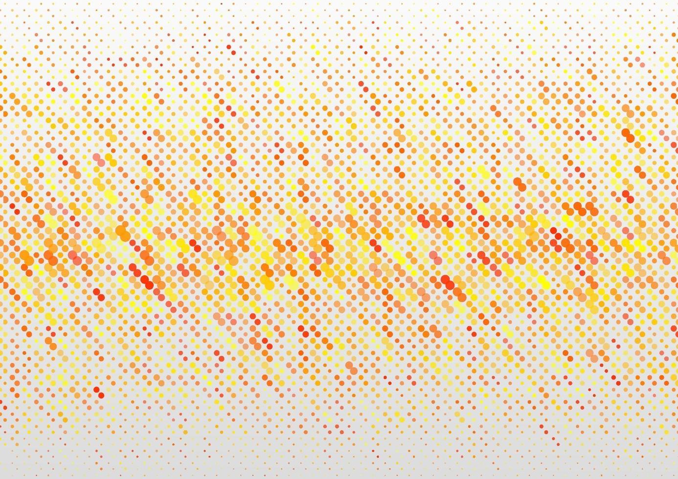 Abstract red yellow orange dot pattern background. vector