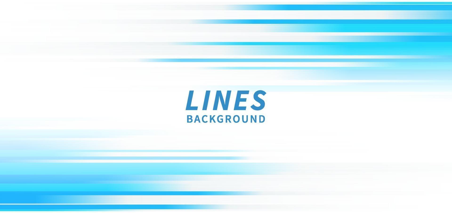 Abstract horizontal light blue stripe lines on white background. vector