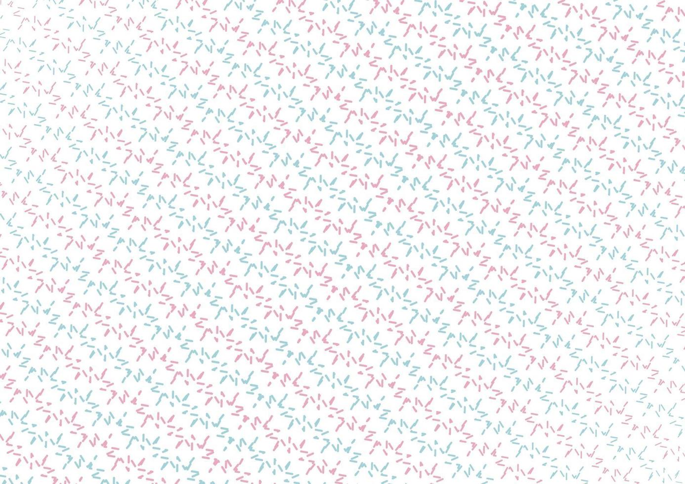 Abstract line blue and pink pattern on white background and texture. vector