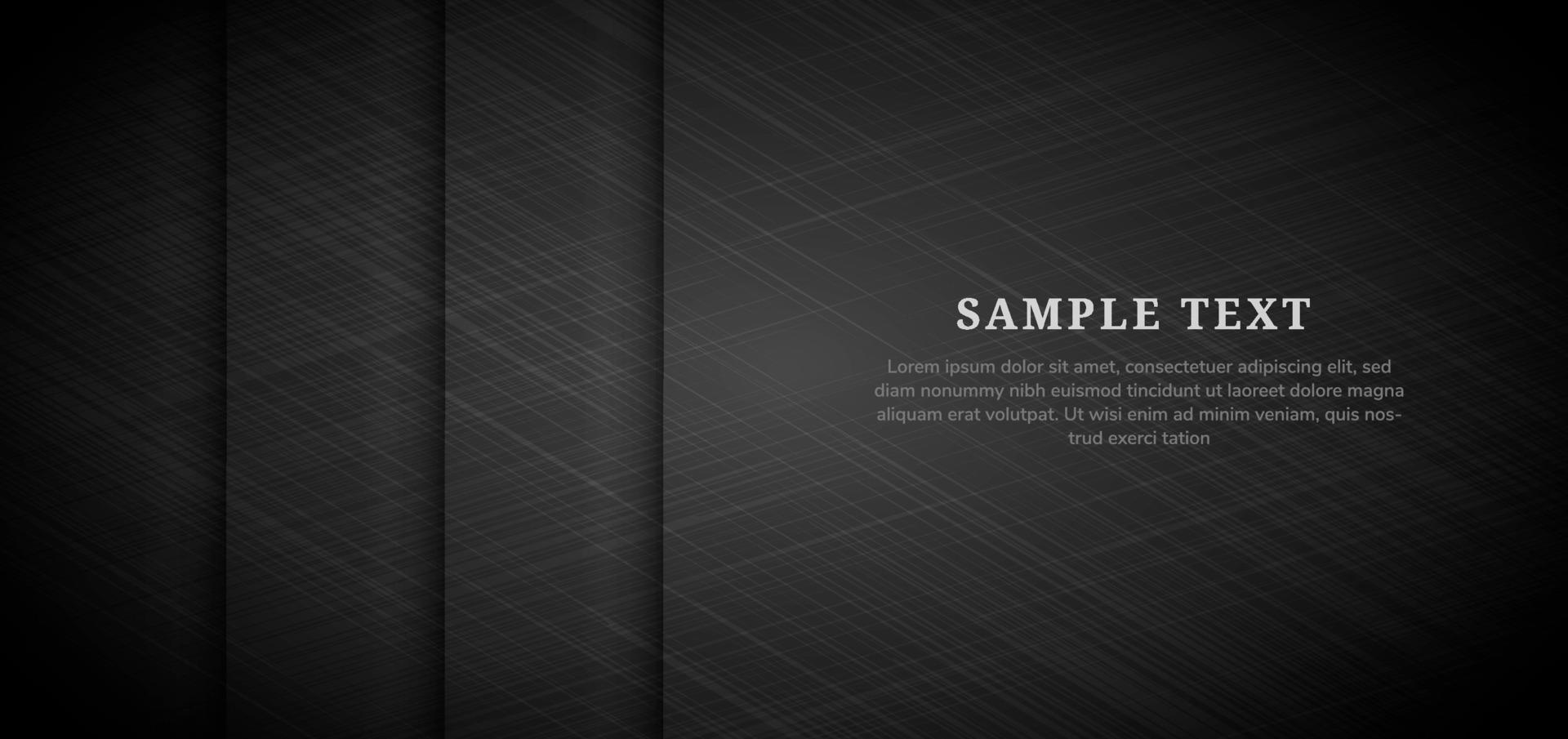 Abstract grey background with white grid lines texture. vector