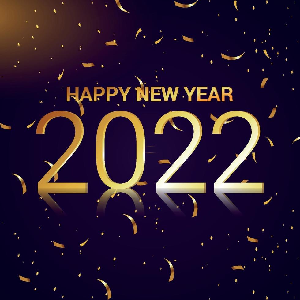 Happy new year party design vector