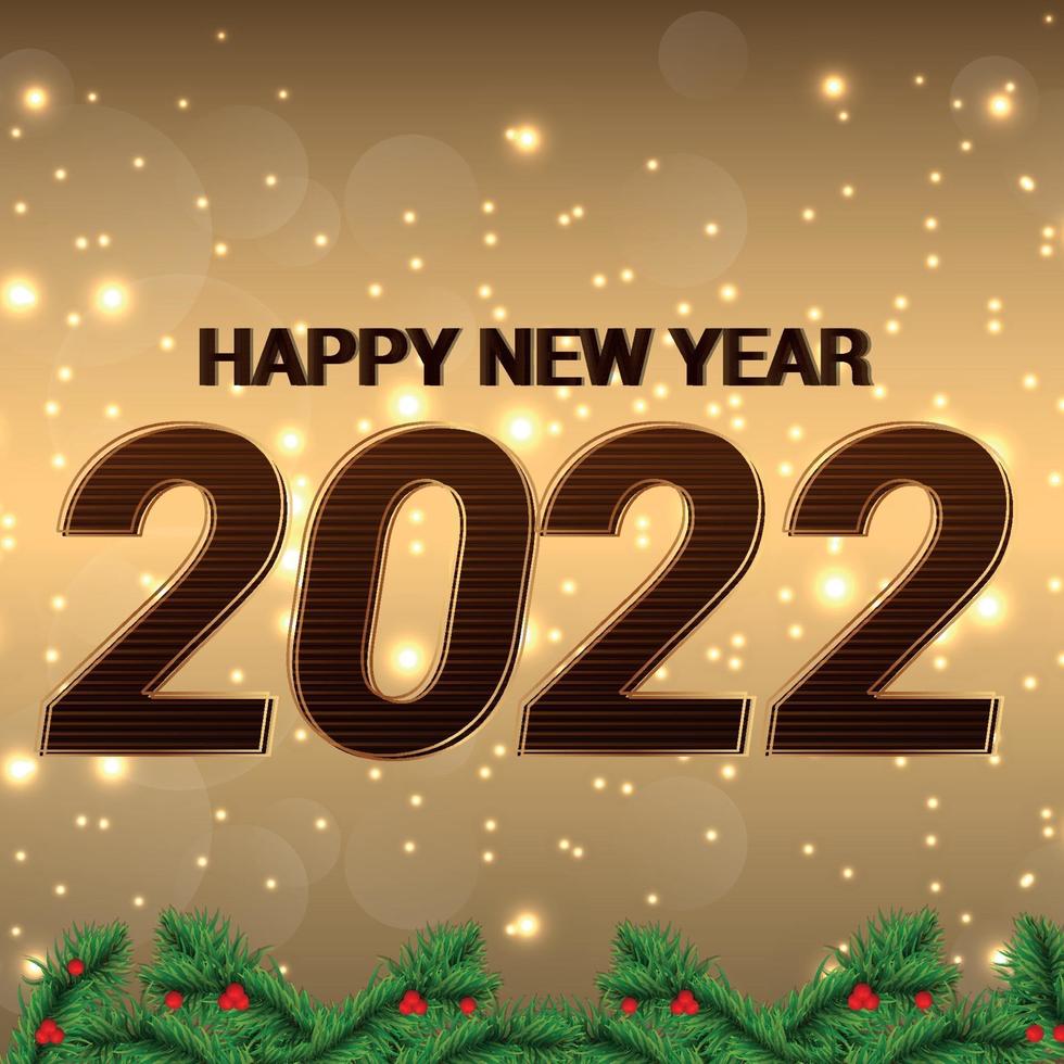 Happy new year party design vector